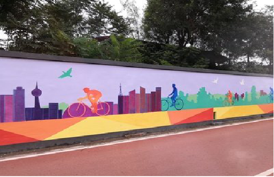 富平墙体彩绘-围墙