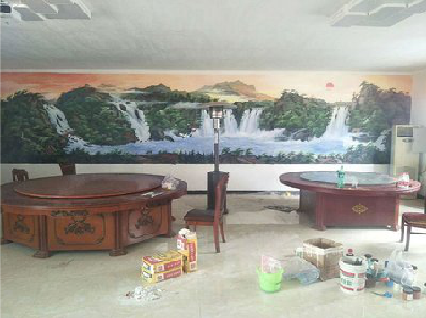 富平墙绘-写实风景