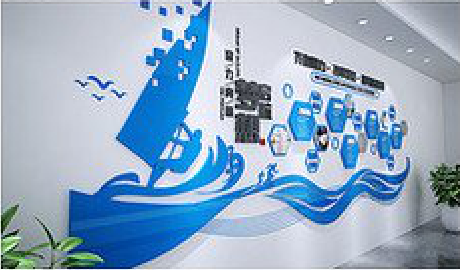 富平海浪主题文化墙如何设计？