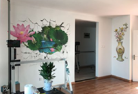 富平墙体彩绘相比墙纸的优势。