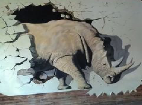 富平在墙绘中，如何绘制3D效果？