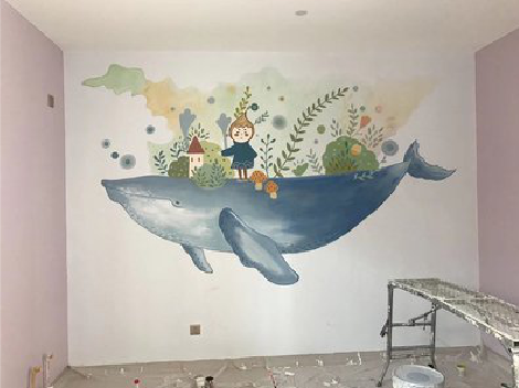 富平手绘墙的特点及优势。